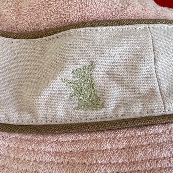 NWT JUICY COUTURE Scottie Dog Logo Pink Terry Bucket Hat Beach Sun Vintage Rare! main image 4